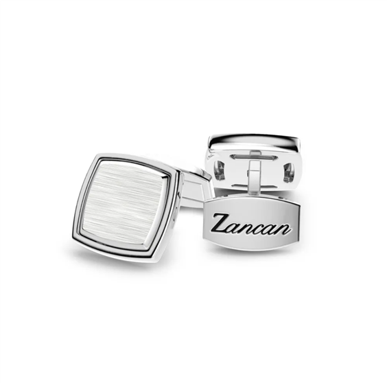 Bouton de manchette  Zancan Homme Cosmopolitan in Argent EXG059 - EXG059
